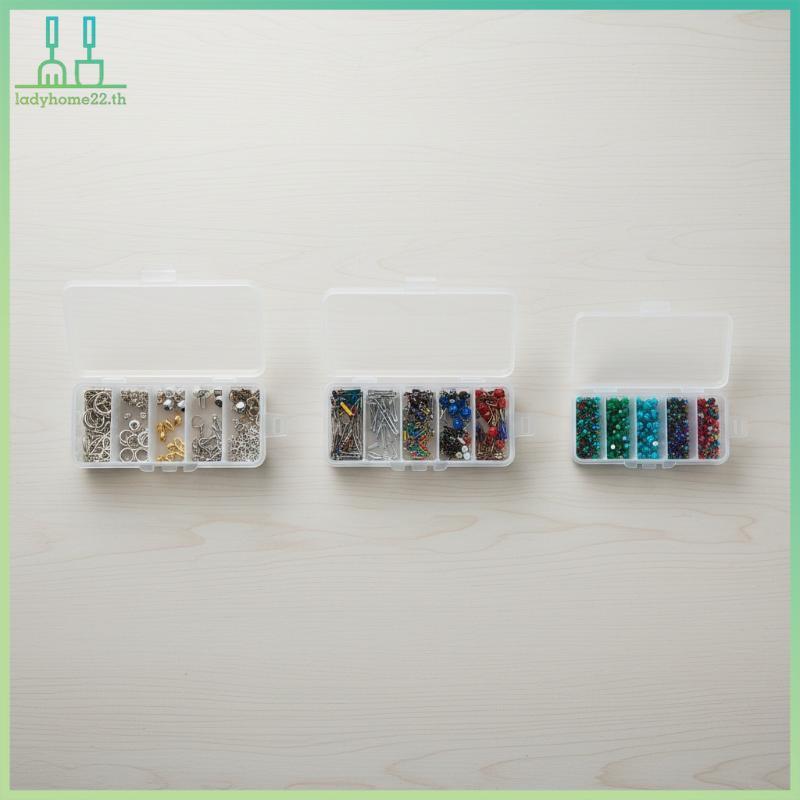 DOULLADY 4/10 ชิ้น Staable พลาสติก Microtube กล่องเก็บ 3ML 2/4/6/24-Slot Vial Storage Case Clear ตู้