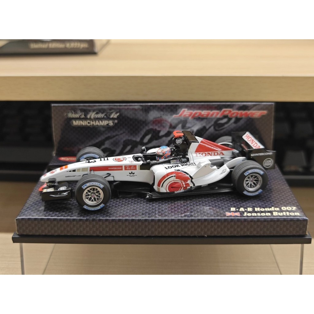 Mini Cut F1 รุ่น BAR 007 British American Fleet Barton 2005 กรกฎาคม 3 วัน Janeson Barton ชนะรางวัลสี