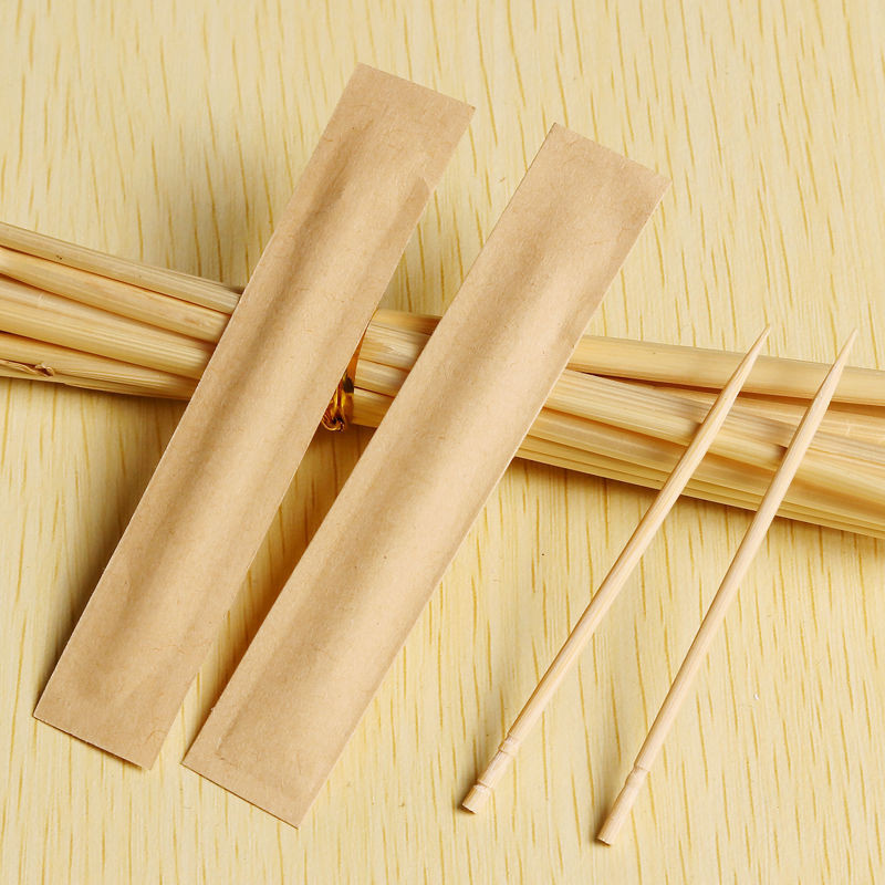 【ks1205.th】 一次牛皮纸牙签独立小包装餐厅店独立包装水果竹牙签A kraft paper toothpick independent small packaging restaurant s