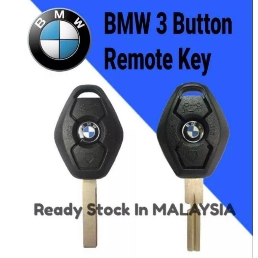 พร้อมสต็อก BMW e46 e60 e39 ปลอกรีโมทกุญแจ HOUSING Case cover Silicon Getah kunciauto parts ของแต่งรถ