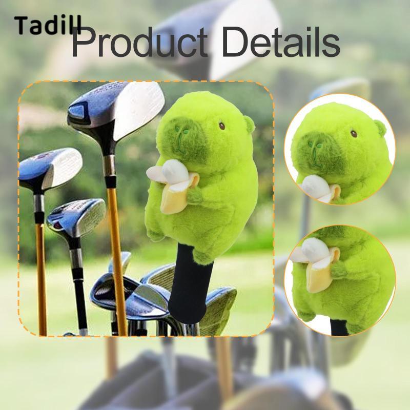 Tadill Fairway Wood Golf Club Headcover Plush Capybara ผู้หญิงผู้ชาย Anti Scratch น่ารัก — صورة 7