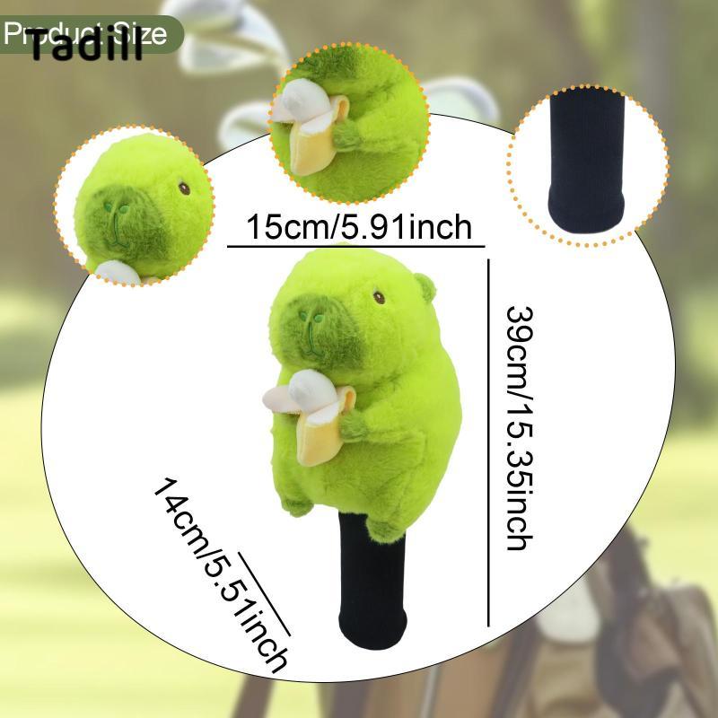 Tadill Fairway Wood Golf Club Headcover Plush Capybara ผู้หญิงผู้ชาย Anti Scratch น่ารัก — صورة 8