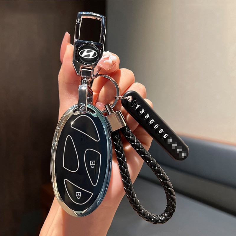 2025 2026 Hyundai EO Yiou เคสกุญแจไดรฟ์สองล้อรุ่น SMART TECH รุ่นตกแต่งรีโมทคอนโทรลฝาครอบกุญแจ