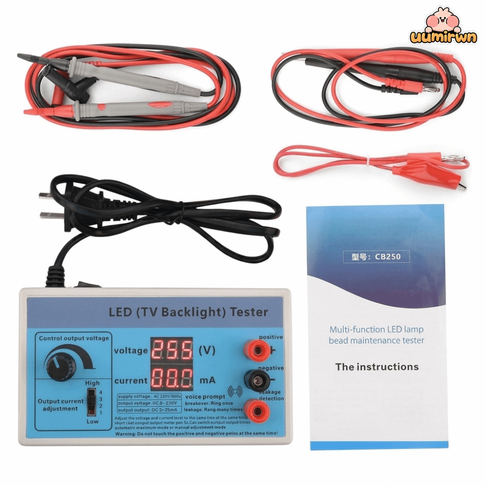UUMIR LED TV Backlight Tester, มัลติฟังก์ชั่น 0-230V เอาต์พุต Backlight Strip Tester, ความสว่างสูงปล