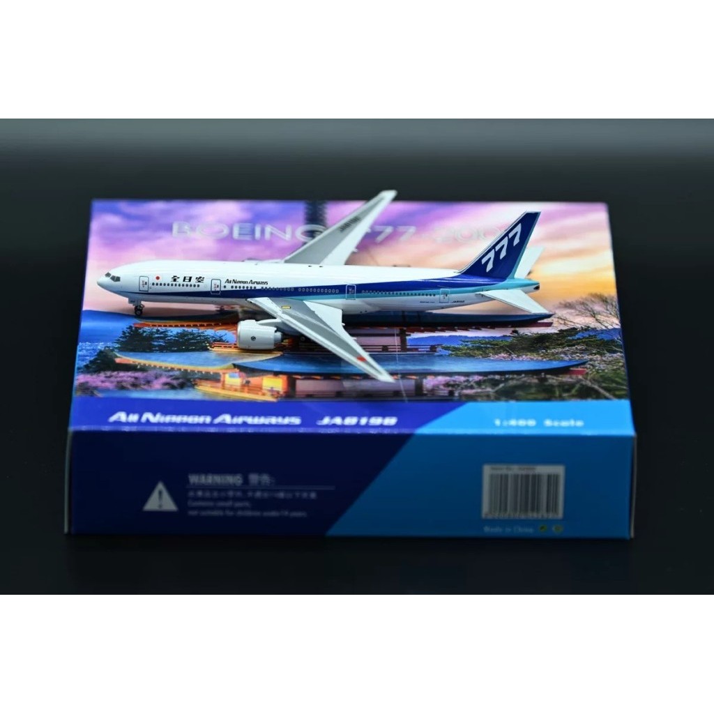 [สต๊อกพร้อม] [Sale] PH 400 Scale All Nippon Sky Boeing 777-200 Airplane Model Register No. JA8198 รุ