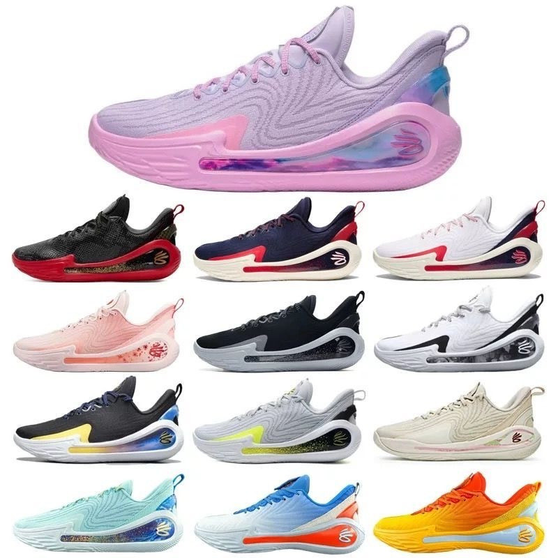[จัดส่งด่วน] Curry 12 รองเท้าบาสเก็ตบอลรองเท้าต่อสู้ที่ใช้งานได้จริงผู้ชาย 12th Generation ผู้หญิง U