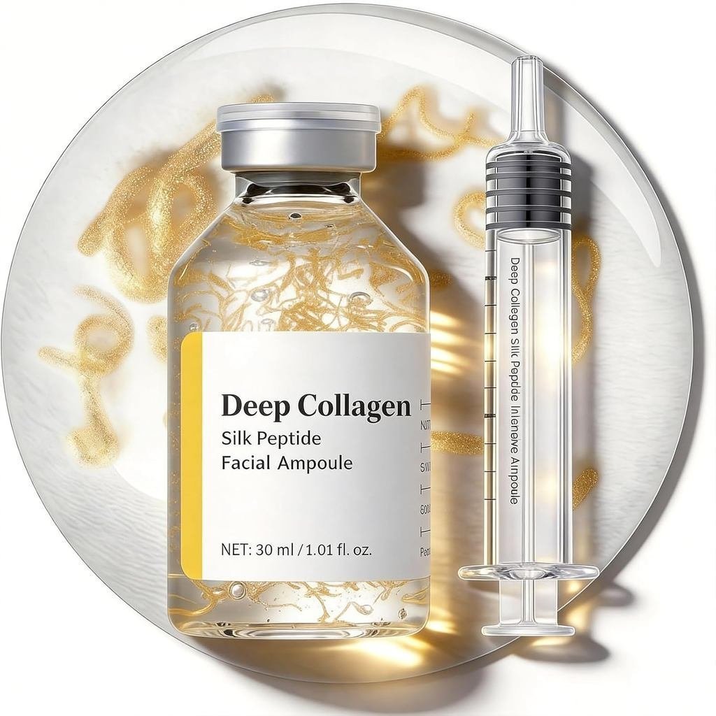 Deep Collagen Silk Peptide Intensive Serum,Silk Peptide Intensive Lifting Serum,เซรั่มบํารุงผิวหน้าใ