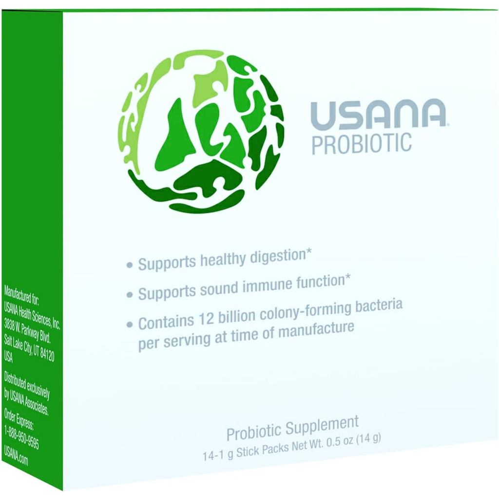USANA - ผลิตภัณฑ์เสริมอาหารโปรไบโอติกไดเจสทีฟ - 14 แพ็คแท่ง