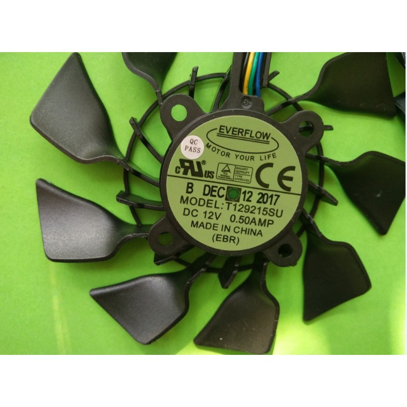 เหมาะสําหรับ Asus GTX780 GTX780TI R9 280X/290X กราฟิกการ์ดพัดลมคู่ T129215ซู