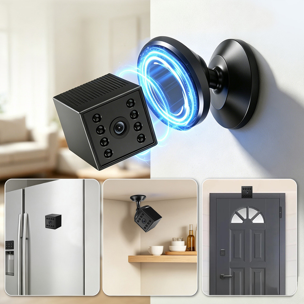 Mini Cube WiFi Security กล้องในร่ม 1080P Full HD กล้องวงจรปิดพร้อม Night Vision