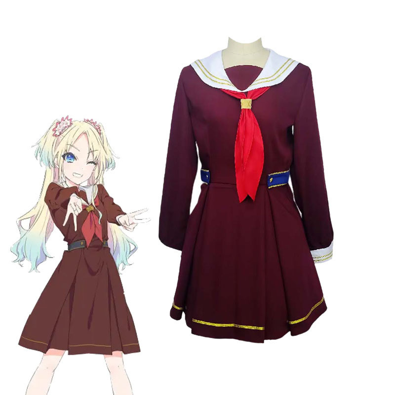 莲之室女学学学学园角 doll部用品学作文胸学作文胸学生日用品! ดอกไม้ Hasu no Sora Jogakuin School Idol Club ชุดคอสเพลย์ MP71