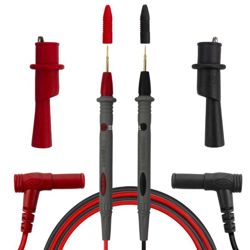 MT Multimeter Test Leads Universal Digital Multimeter Probe Test Lead Gold-plated