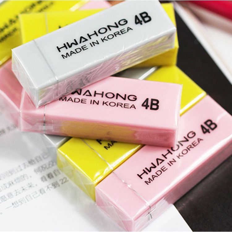 ของแท้เกาหลี hwhong Huahong Professional 4B Eraser Sketch Eraser Painting Eraser Eraser Eraser