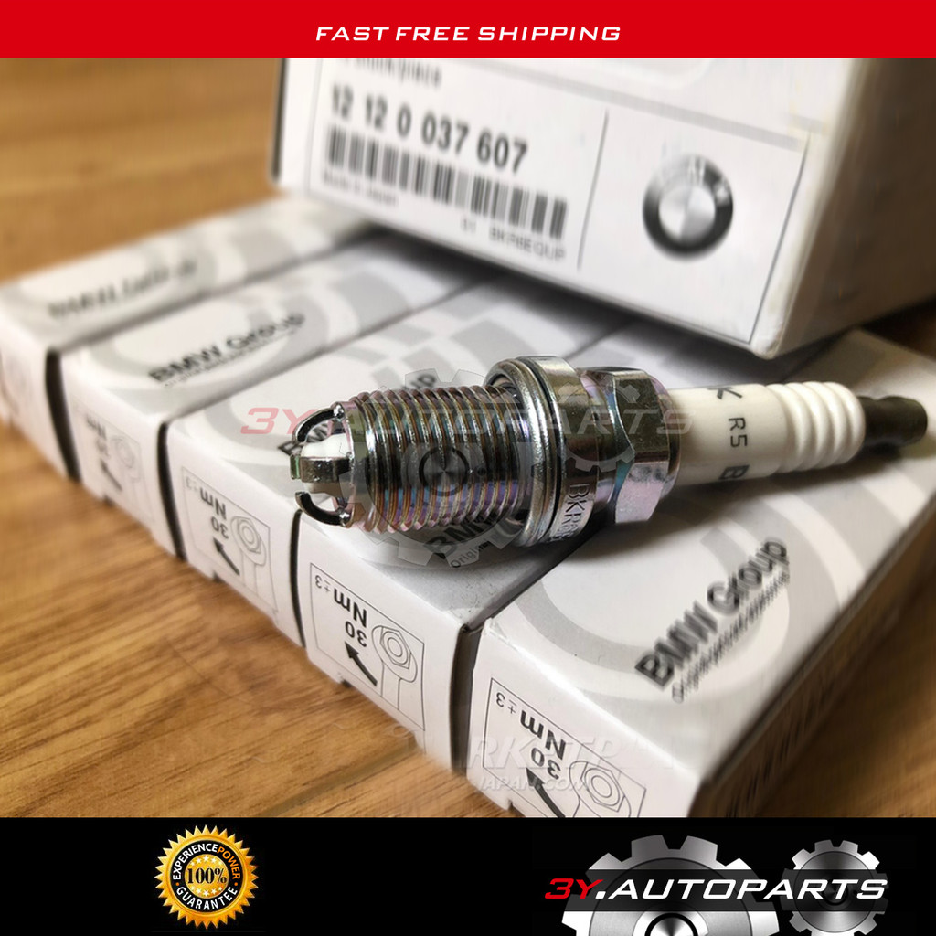 ใหม่ ต้นฉบับ 100% BKR6EQUP 12120037607  (1 ชิ้น) IRIDIUM SPARK PLUG FITS สําหรับ BMW E34 E36 E38 E39