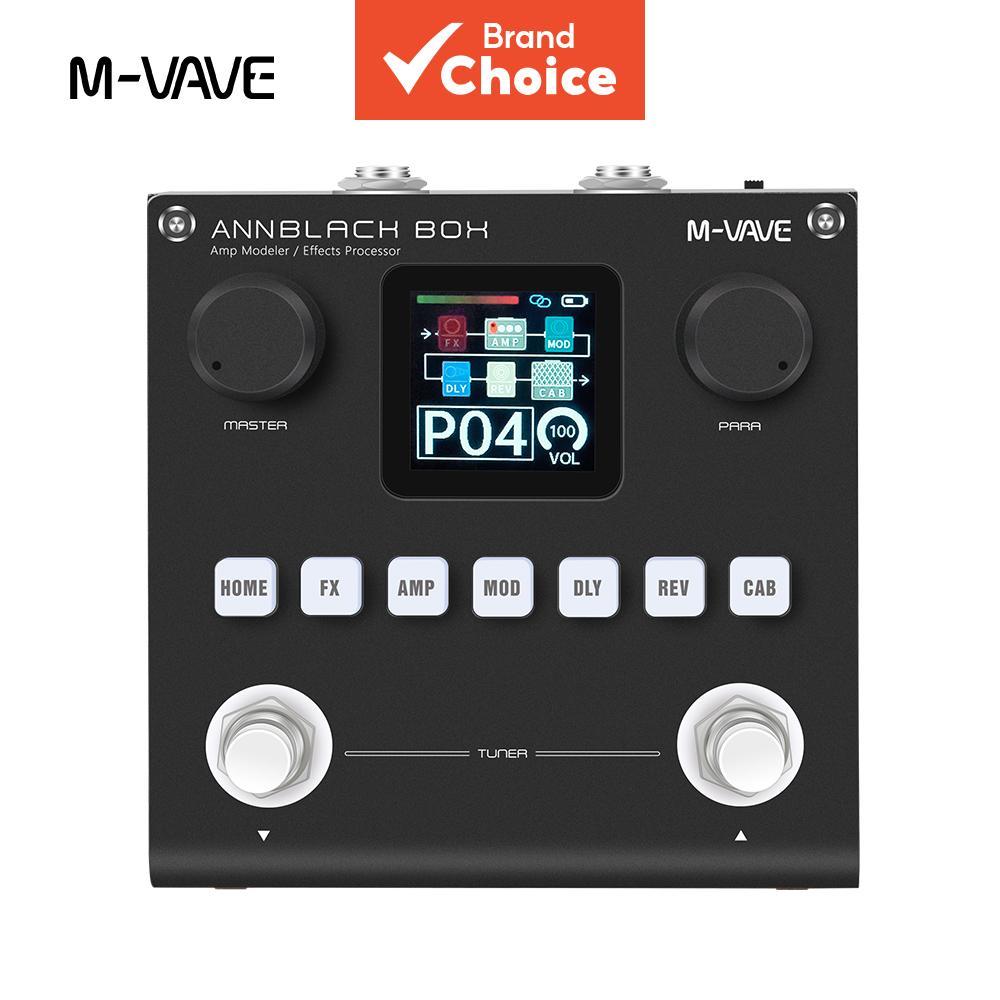 M-VAVE Blackbox Modeler ชาร์จกีตาร์ Amp Bass จําลอง Multi Effects โปรเซสเซอร์สําหรับเครื่องมือไฟฟ้า 