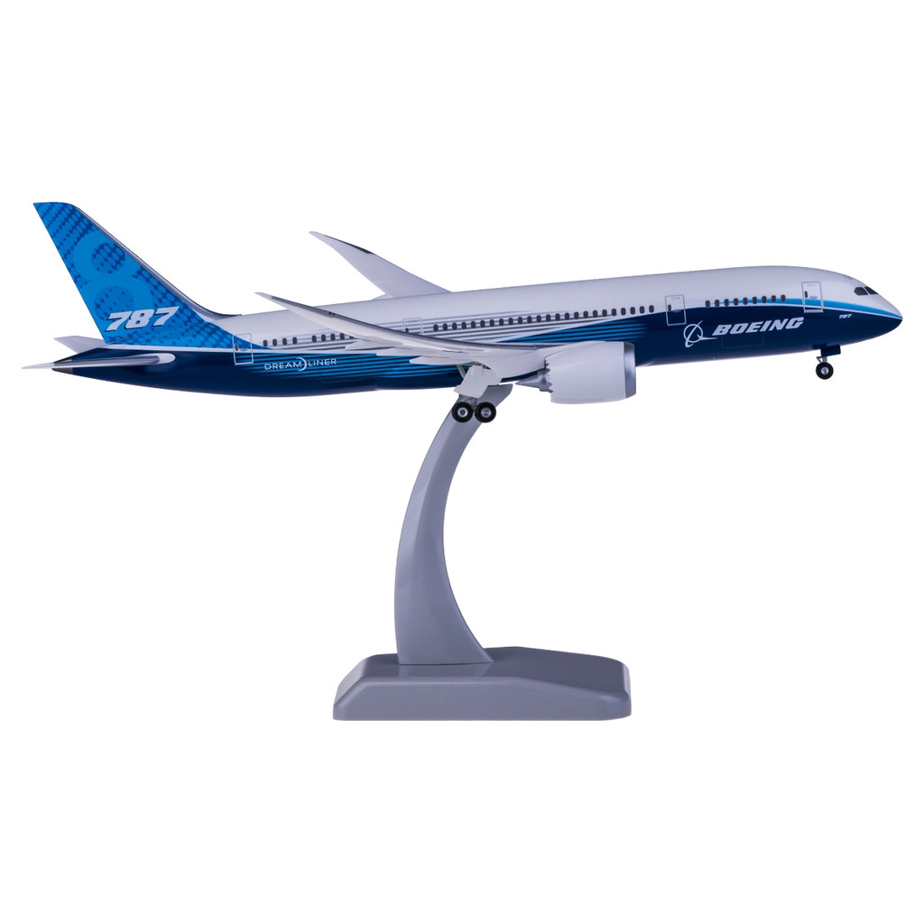 Hogale Wings 1/200 B787-8/B78/10 Boeing Original Factory Coating Assembly เครื่องบินรุ่นเครื่องบิน