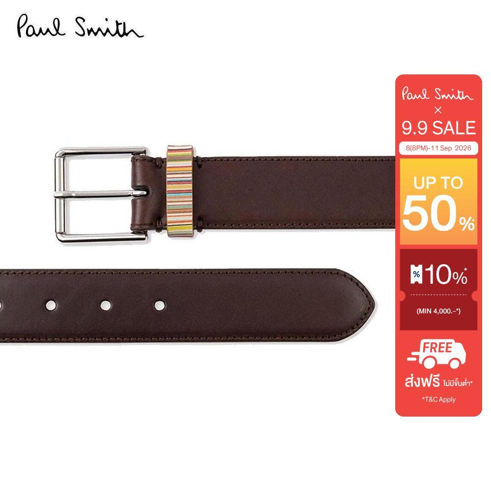 Paul Smith เข็มขัดผู้ชาย รุ่น M1A-4950-BMULKE-66 สี Chocolate