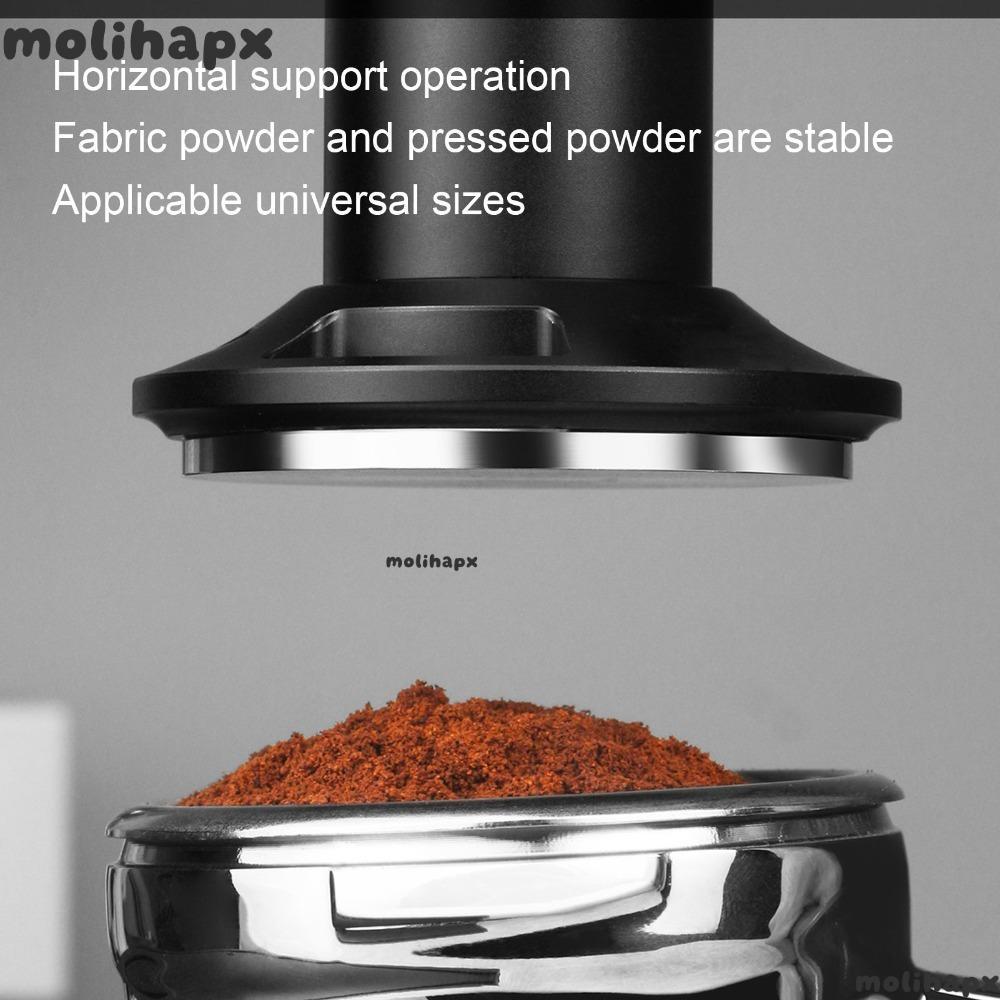 MOLIH กาแฟ Tamper, สแตนเลสสตีลเกลียวด้านล่าง Espresso Tamper,ที่ถูกต้อง Consistent Force Impact กลไก