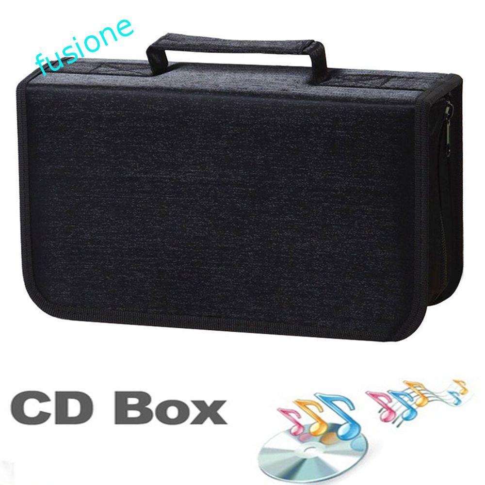 FUSIONEDGE Organizer แบบพกพาทนทานรวบรวมอัลบั้มอุปกรณ์เสริมเกม CD DVD VCD Holder