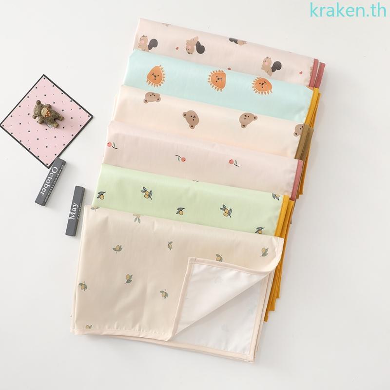 KRA เด็กวัยหัดเดินเตียงผ้าอ้อม Liners Pad เปลี่ยน Pad Liners ล้างทําความสะอาดได้เปลี่ยน Mat Liners
