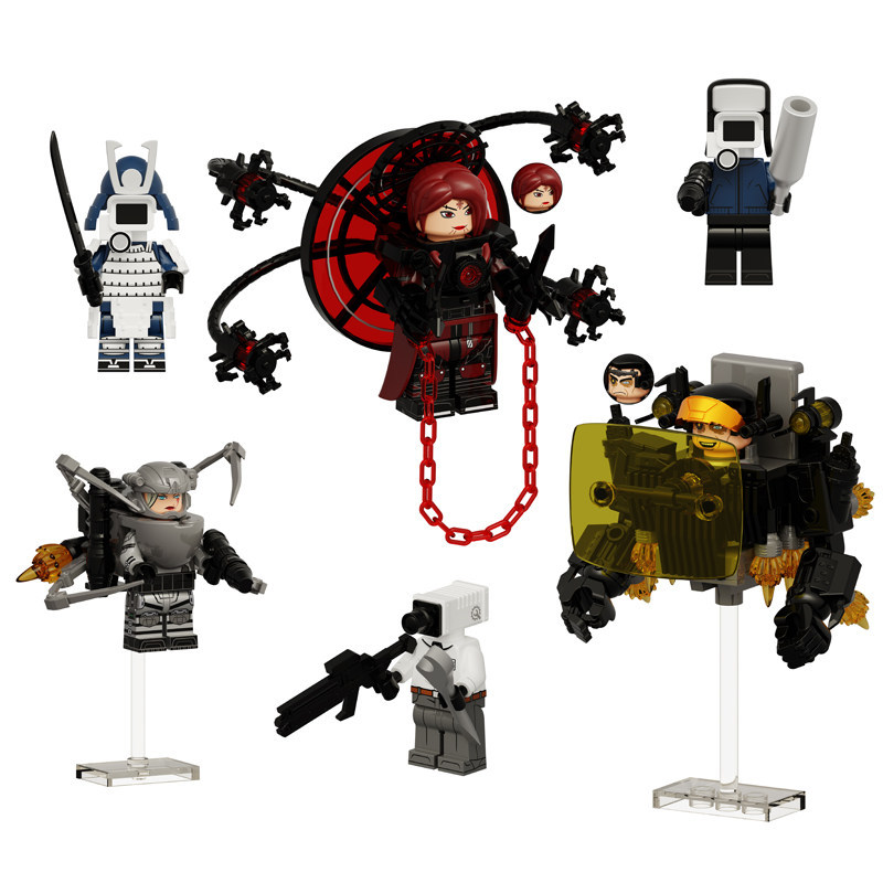 ตัวต่อ skibidi skibidi toilet จีน Building Block Toilet Man vs Monitor Man และ Duke KDL838 Samurai T