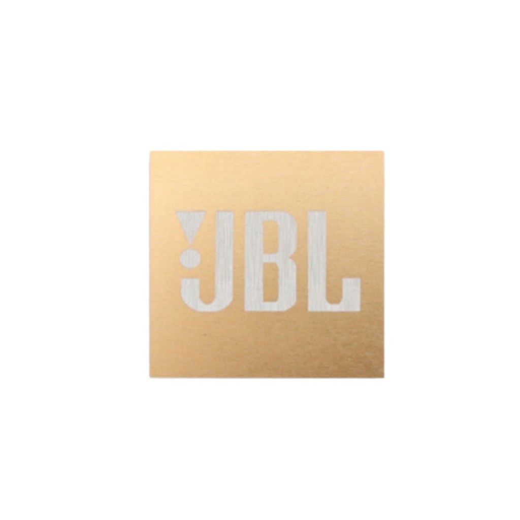ป้ายโลโก้ JBL ชิ้นเปลี่ยนอลูมิเนียม 38mm(1.5")X38mm(1.5")