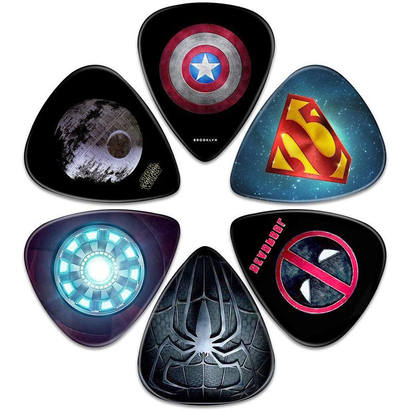 Guitar Pick Anime Celluloid Pick Pick Guitar Pick Ballad Pick Bakelite Youkri tina ความหนา Guitar Pi