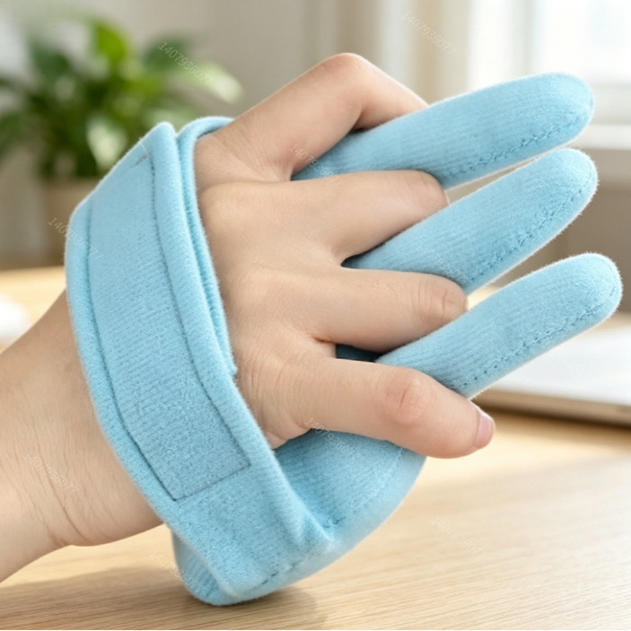 1 ชิ้น Unisex ปรับที่ถอดออกได้ Finger Grip Strengthener, Finger Flexibility Trainer & Finger Separat
