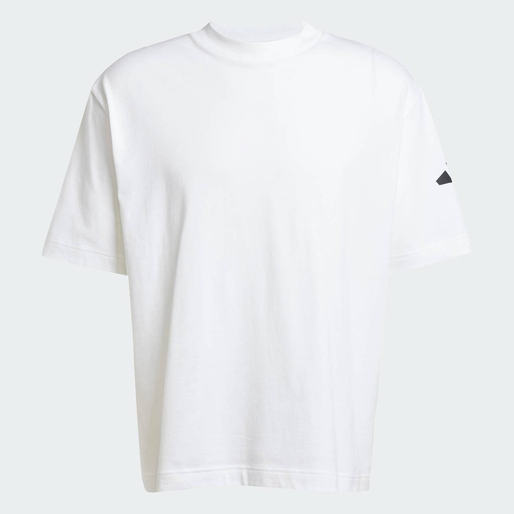 adidas Lifestyle Essentials Loose Fit 3 Bar Logo Tee Men White JC9296