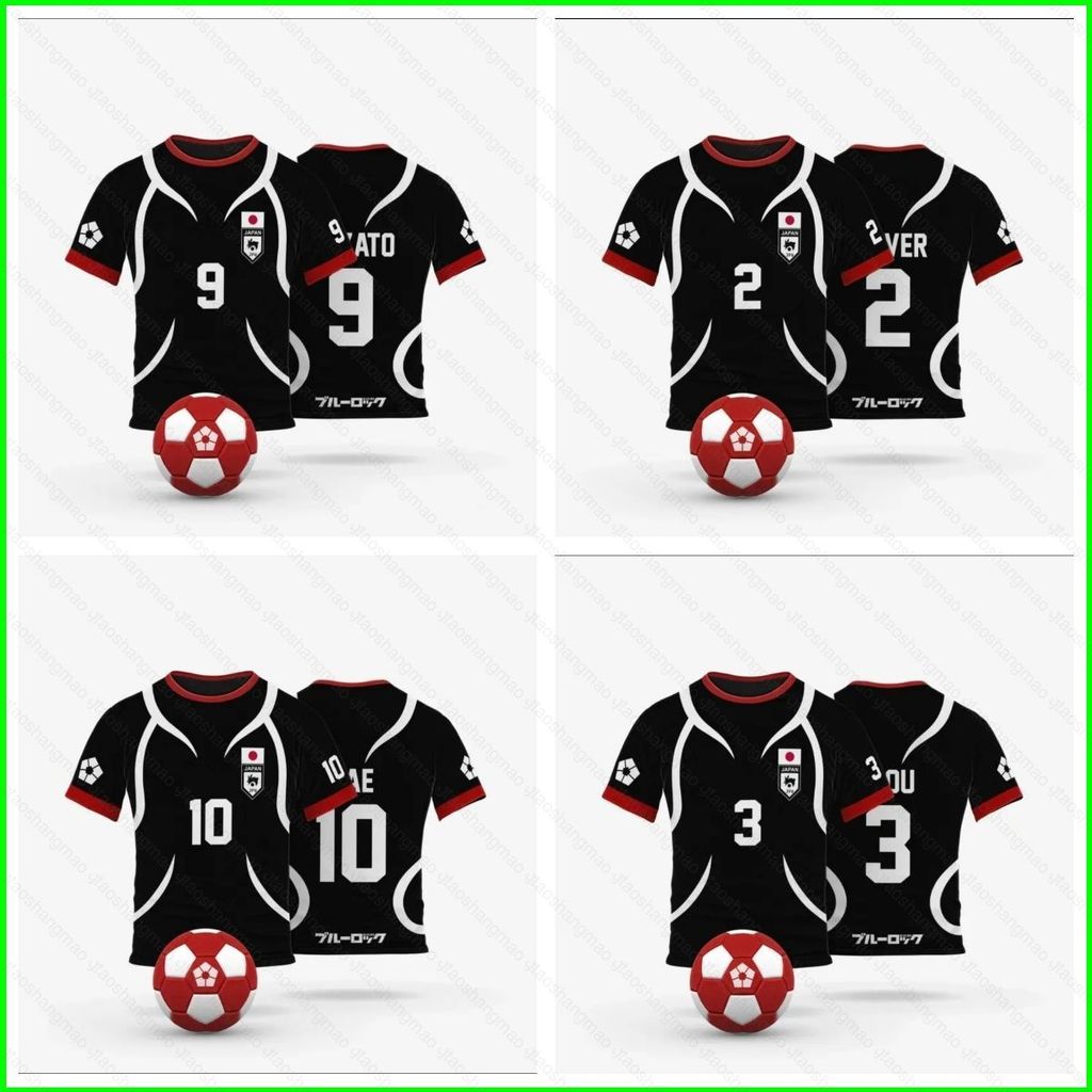 BLUE LOCK เสื้อฟุตบอล U20 เสื้อยืดฤดูร้อน ผ้าคอสเพลย์