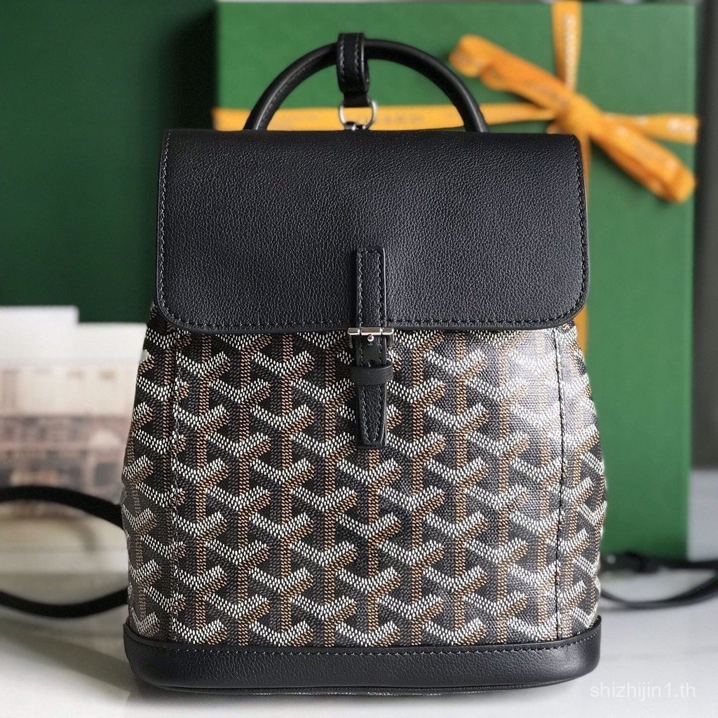 OGXH พร้อมสต็อก Goyard รุ่นสูง Goyard กระเป๋าเป้สะพายหลังสไตล์ใหม่สุนัขฟันโรงเรียนกระเป๋ากระเป๋าเป้ส