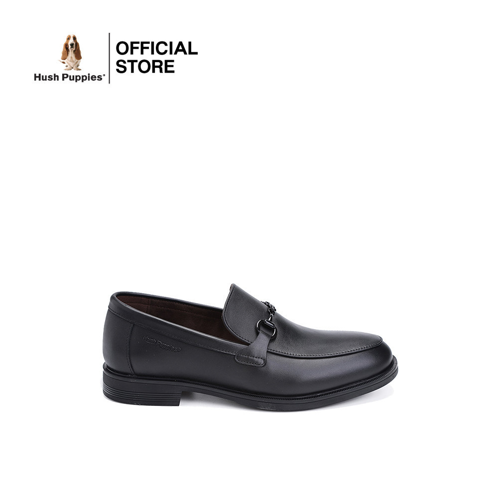 Hush Puppies รองเท้าผู้ชาย รุ่น HP 8HDFB4615A - สีดำ (รองเท้าทางการหนังแท้ แบบสวม)