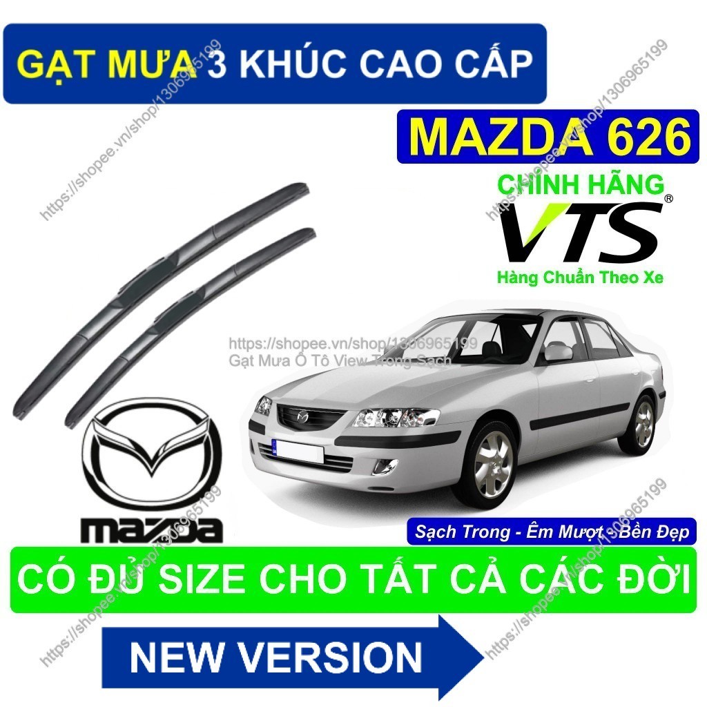 ที่ปัดน้ําฝน 3-Segment พรีเมี่ยม - ที่ปัดน้ําฝน Mazda 626 - ที่ปัดน้ําฝนมัลติฟังก์ชั่นคุณภาพสูง - ที