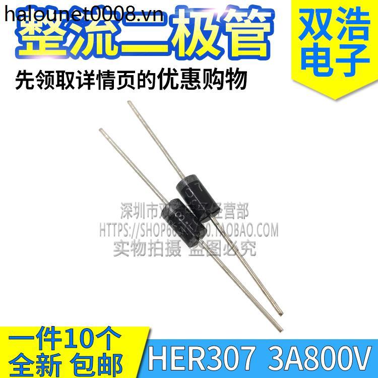 FR307 HER307 306 305 304 303 302 MIC Rectifier Quick Recovery Diode 3A DO-27