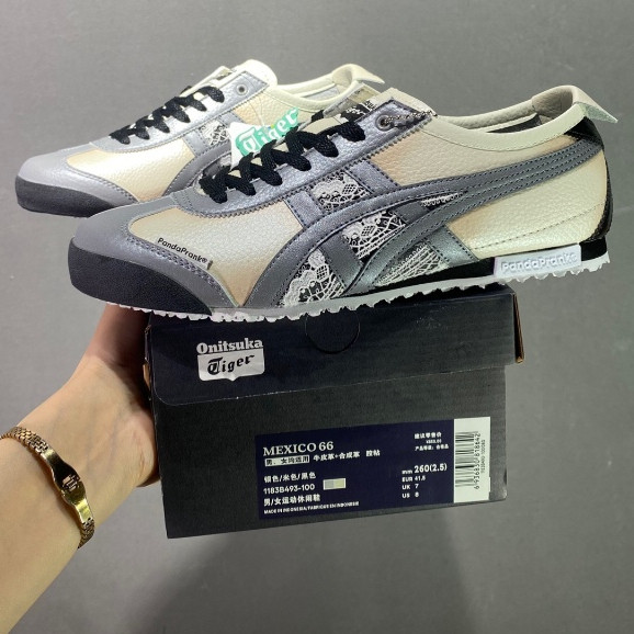 Onitsuka Tiger Mexico 66 รองเท้าวิ่งผู้ชายและผู้หญิง Onitsuka Mexico 66 รองเท้ากีฬา VW2S
