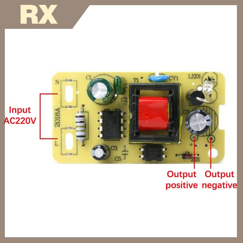 5V 2A อะแดปเตอร์ Switching Power Supply โมดูล AC 220V ถึง 5V Step-Down Power Supply Board