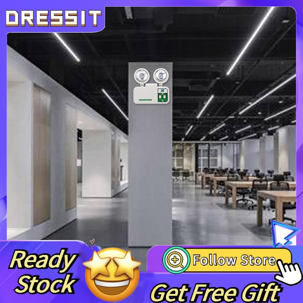 Dressit-th DRESSIT-TH 2W DUAL LAMH Head EXIT 9 LEDS ไฟฉุกเฉิน