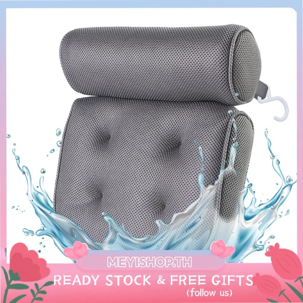 meyishop-th 1 pcs non-slip spa bathtub bathtub cups ดูดที่ทรงพลังสำหรับการรองรับไหล่และลำคอเหมาะกับอ
