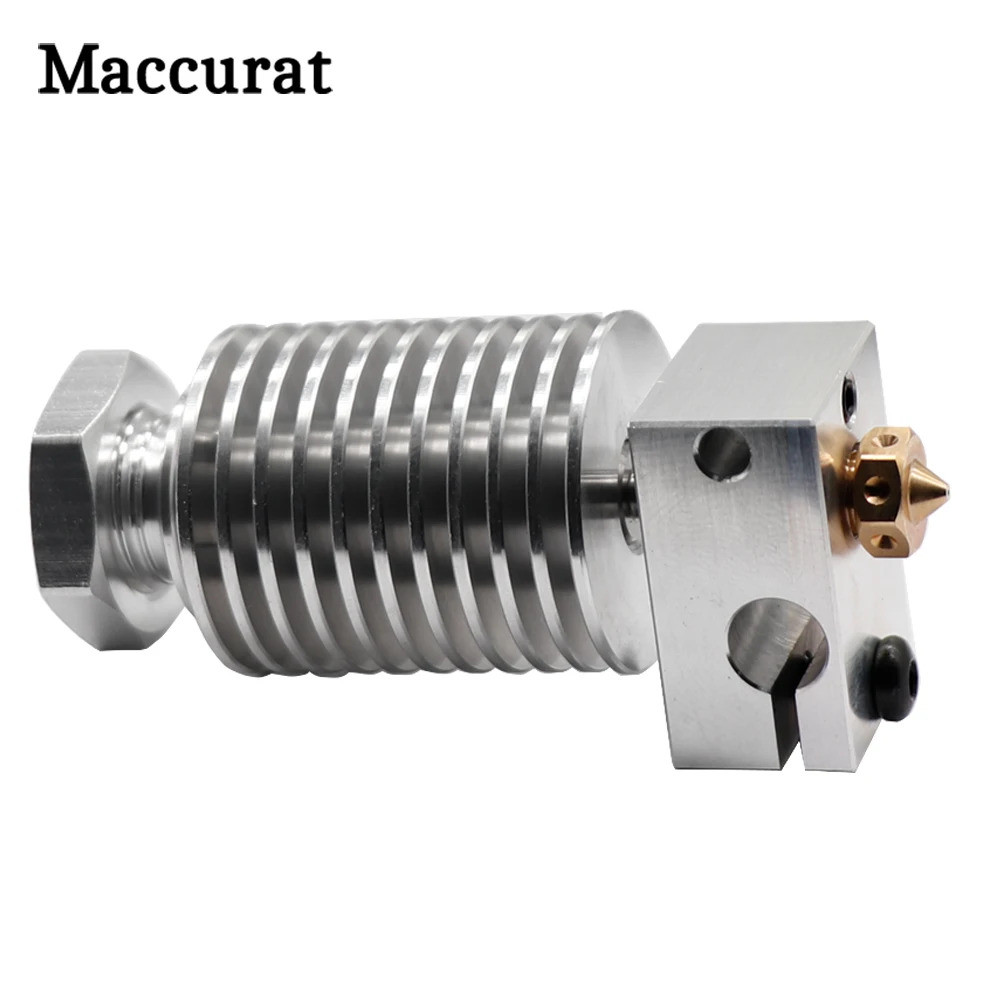 ใหม่ V6 เกลียว HeatSink v6 hotend ระยะไกล Bowen J-head Hotend เครื่องทําความร้อนบล็อกความร้อน Break 