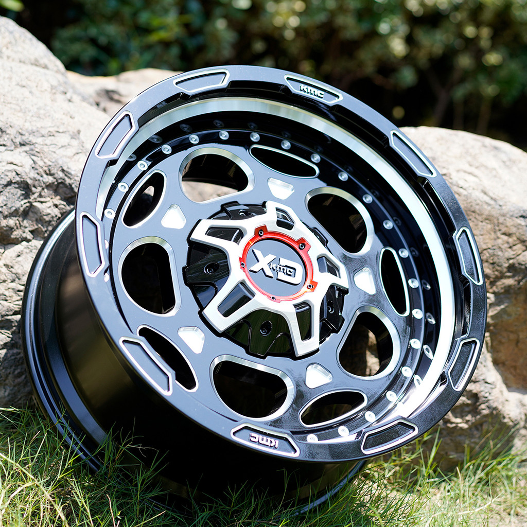 K KMC XD837 ดุมล้อดัดแปลงออฟโรดเหมาะสําหรับ Wrangler Domineering Tanto Prado ฯลฯ