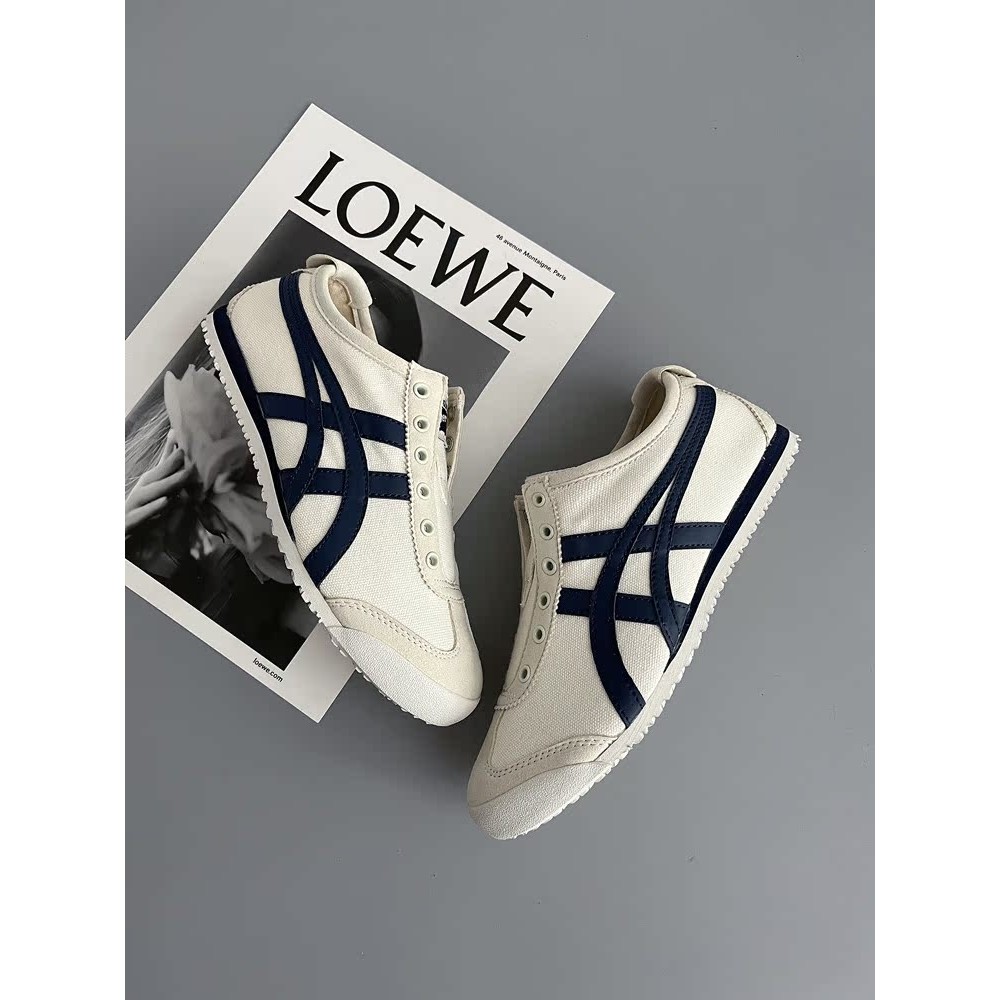 Onitsuka Tiger Onitsuka Tiger รองเท้าผู้หญิงรองเท้าผู้ชายรองเท้าฝึกซ้อมเยอรมันรองเท้าผ้าใบ Low-Top ร