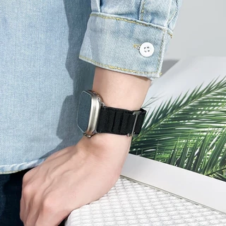 สายรัดแอลปินหลองสำหรับ for Apple Watch Iwatch Ultra 3 2 SE 3 2 Series 11 10 9 8 7 6 5 4 3 49 45มม 46มม 42 45 44 38 40มม