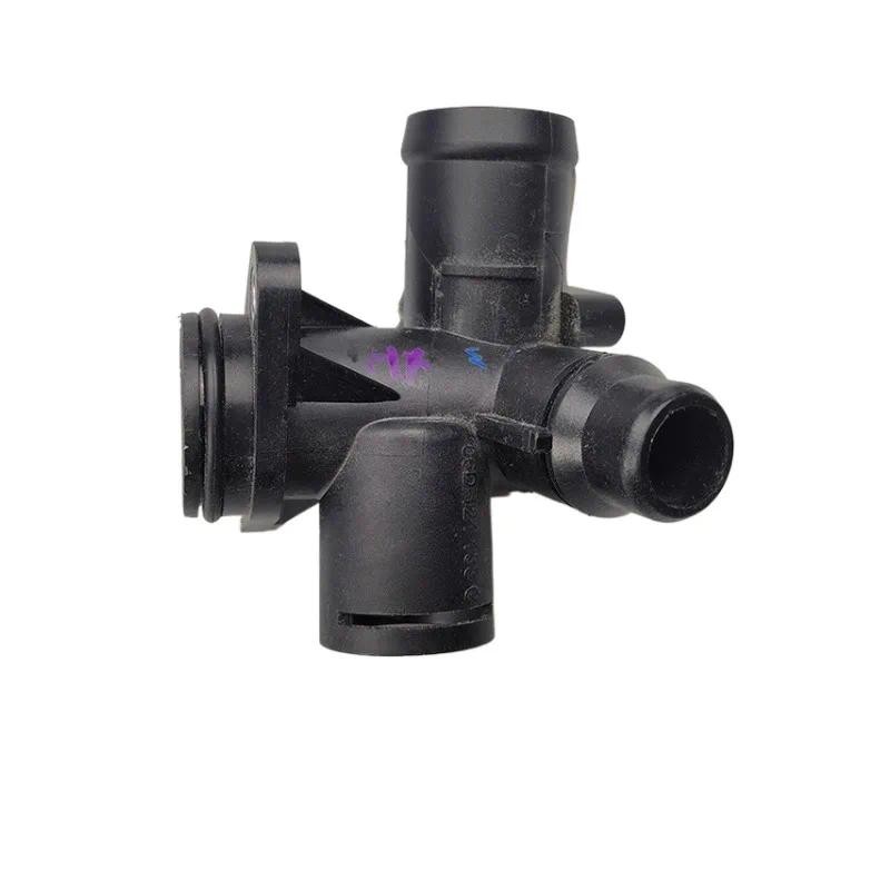 ของแท้สําหรับ Audi A6L C6 2.0T 2005-2011 A4B7 2.0T เครื่องยนต์ Coolant Tee 4-Way ท่อน้ําพลาสติก 06D 