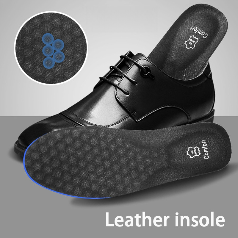 1 คู่ผู้ชาย Orthopedic Arch Support Insoles - หนังวัวแท้ Shock-Absorbing แผ่นรองเท้าขนาด 38-45 Sintas Ng Sapatos สําหรับกีฬาและรองเท้าสบายๆ
