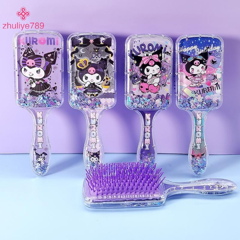 <zhuliye789> Kawaii Sanrio Kuromi Air Cushion หวีนวด My Melody Cinnamoroll หวีแปรงผม Hairdressing เค