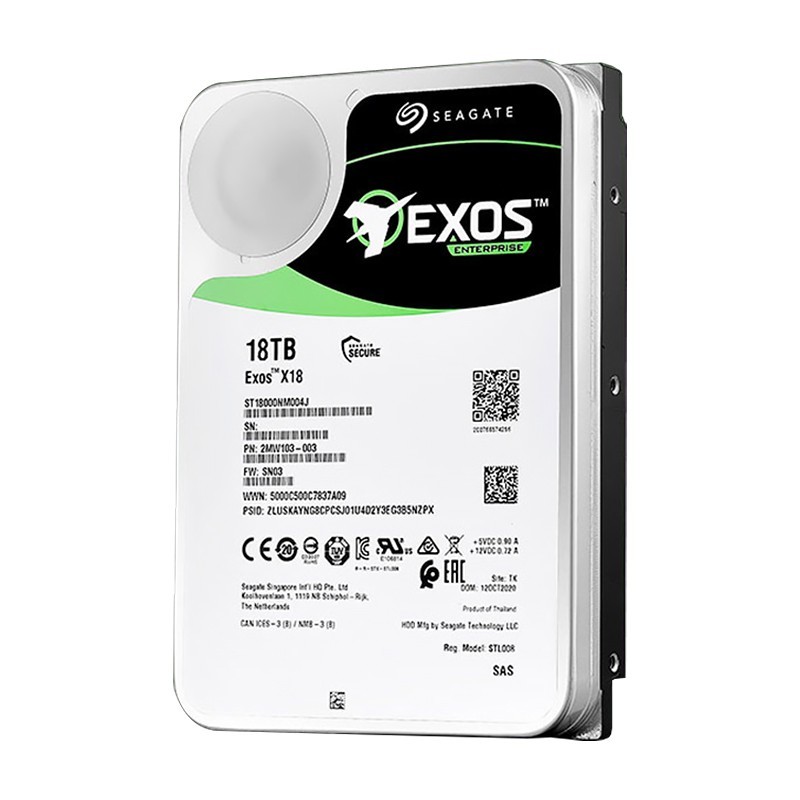 Seagate ST18000NM004J Galaxy Helium X18 18T SAS Enterprise Server ฮาร์ดไดรฟ์เชิงกล 18TB
