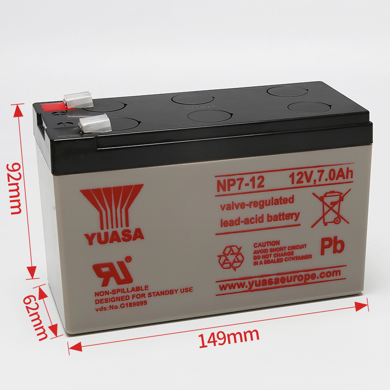 แบตเตอรี่ลิฟต์คลาย Dison NP7-12 แบตเตอรี่เหมาะสําหรับลิฟต์ Mitsubishi 12V7AH ห้าชั้น