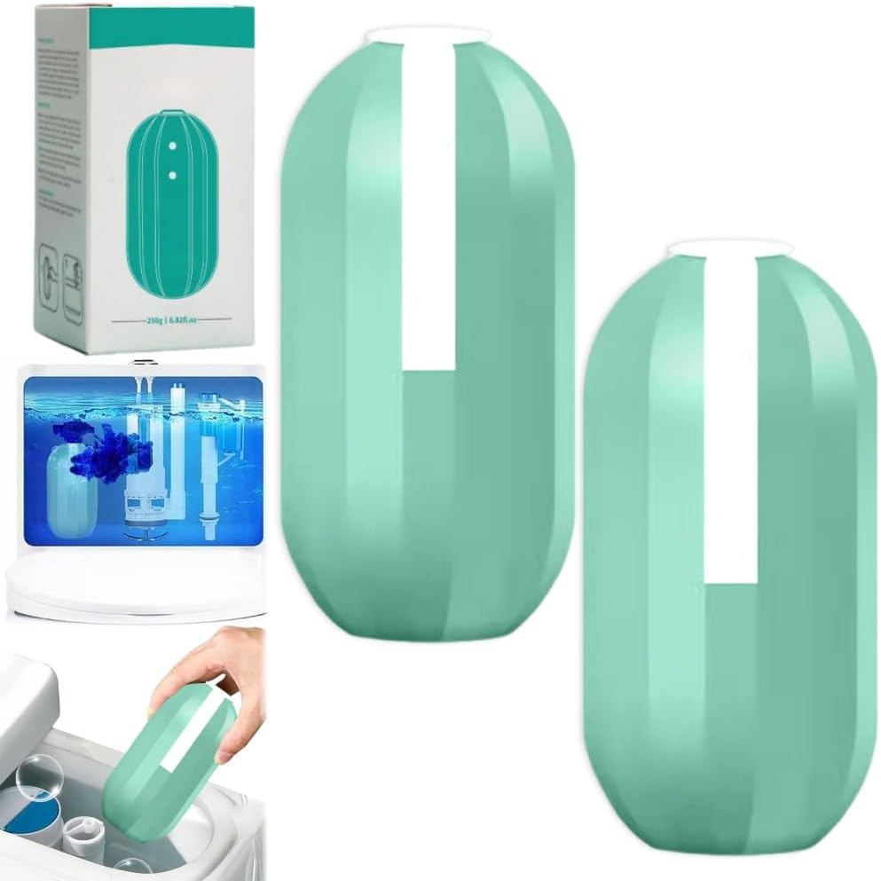 Krazy Klean Toilet Cleaner, Krazy Clean Pro 10 Years Toilet Bowl Cleaners Gel, Automatic Long-Lastin