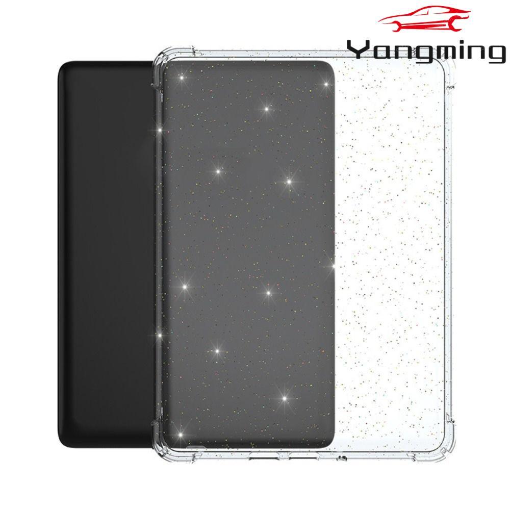 YANGMING KPW6 เกราะป้องกัน, eReader โปร่งใสนุ่ม, ป้องกัน TPU บางเฉียบสําหรับ Kindle Paperwhite 2024 