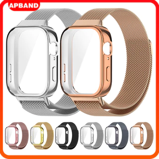 TPU กรณี Milanese Loop สายรัดโลหะ for Huawei Watch Fit 5 4 Pro / 5 4 /3 ผู้ป้องกันหน้าจออ่อนฝากกันชนแถบแม่เหล็กสแ